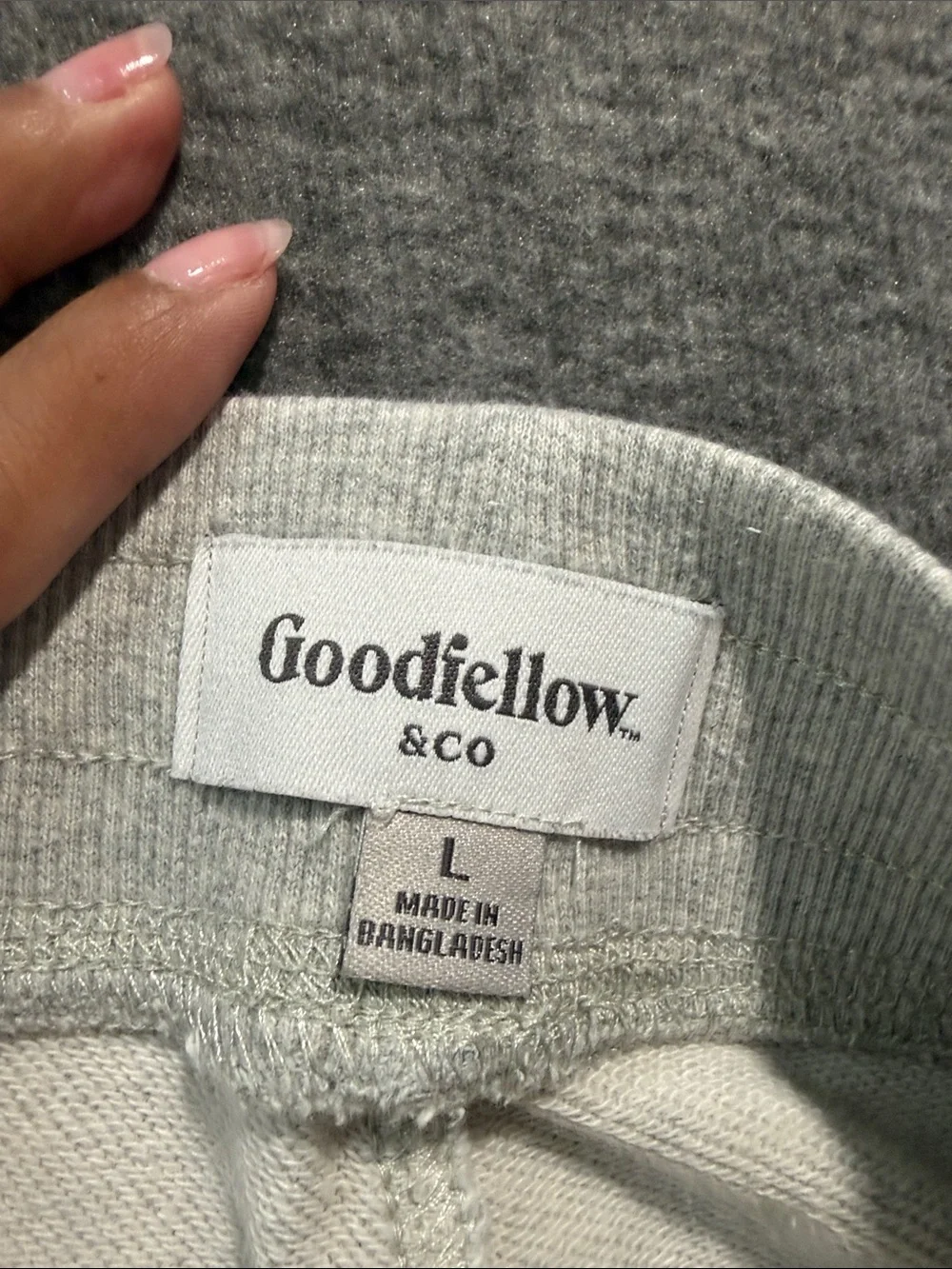 Goodfellow & Co Light Gray Knit Drawstring Athletic Shorts‎